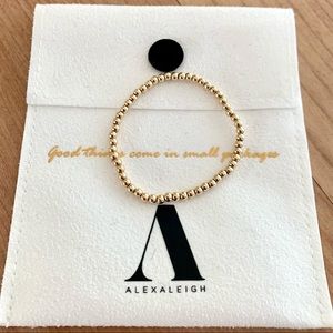 Alexa Leigh 3mm gold ball bracelet